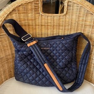 EUC MZ Wallace Navy Parker Deluxe Bag